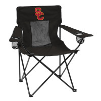 USC Trojans Black SC Interlock Elite Chair